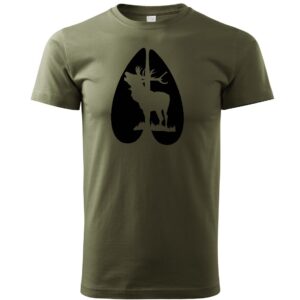 Myslivecké Tričko Jelen Stopa